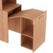 Mesa para Escritório Articulável Alta Multiuso Retrátil Amêndoa
