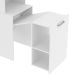 Mesa para Escritório Articulável Alta Multiuso Retrátil Branco