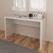 Mesa para Escritório Escrivaninha 127 cm Branco