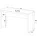 Mesa para Escritório Escrivaninha 127 cm Nogal