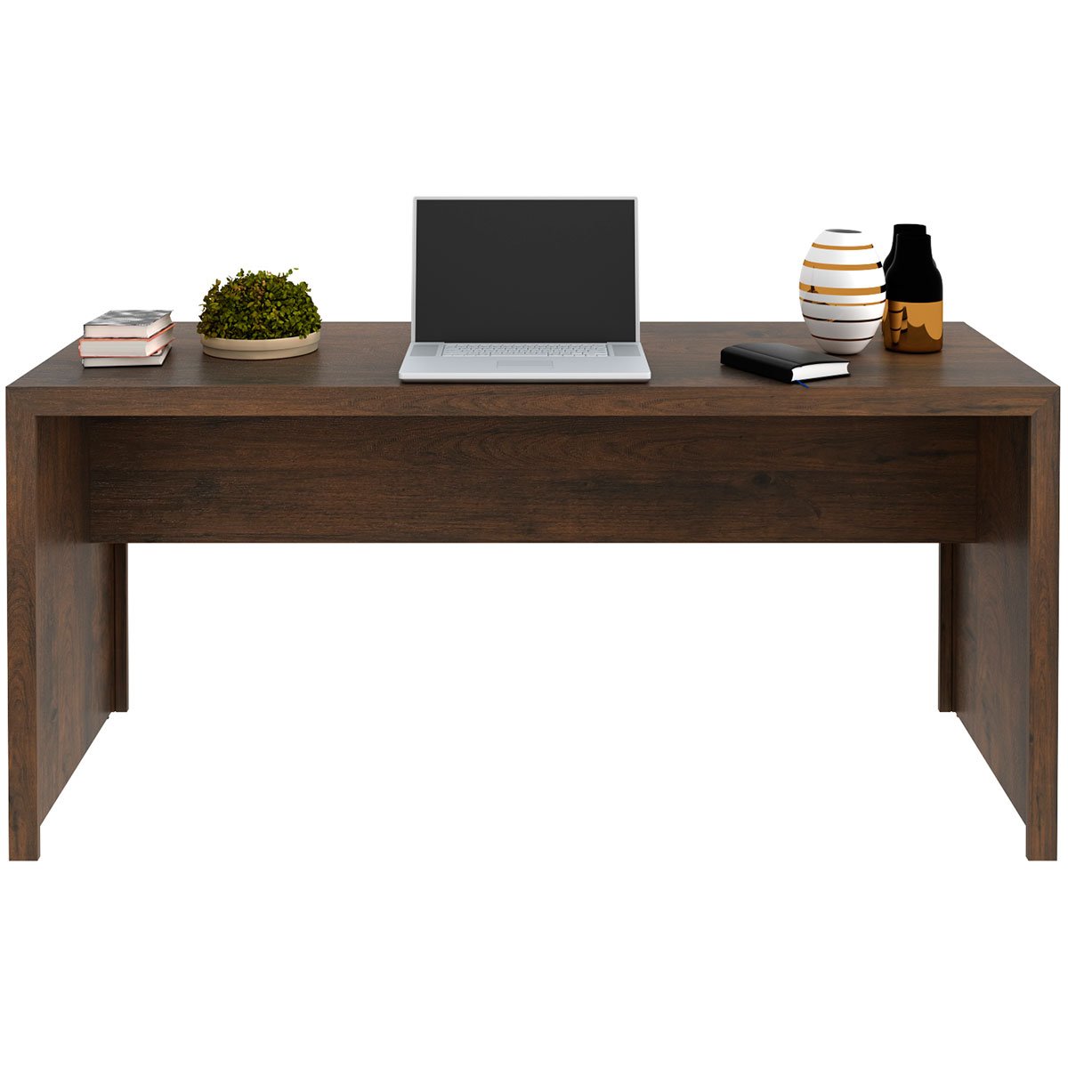 Mesa para Escritório Escrivaninha 163 cm Rústico