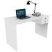 Mesa para Escritório Escrivaninha 2 Gavetas Branco