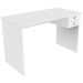 Mesa para Escritório Escrivaninha 2 Gavetas Branco