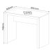 Mesa para Escritório Escrivaninha 90 cm Nogal