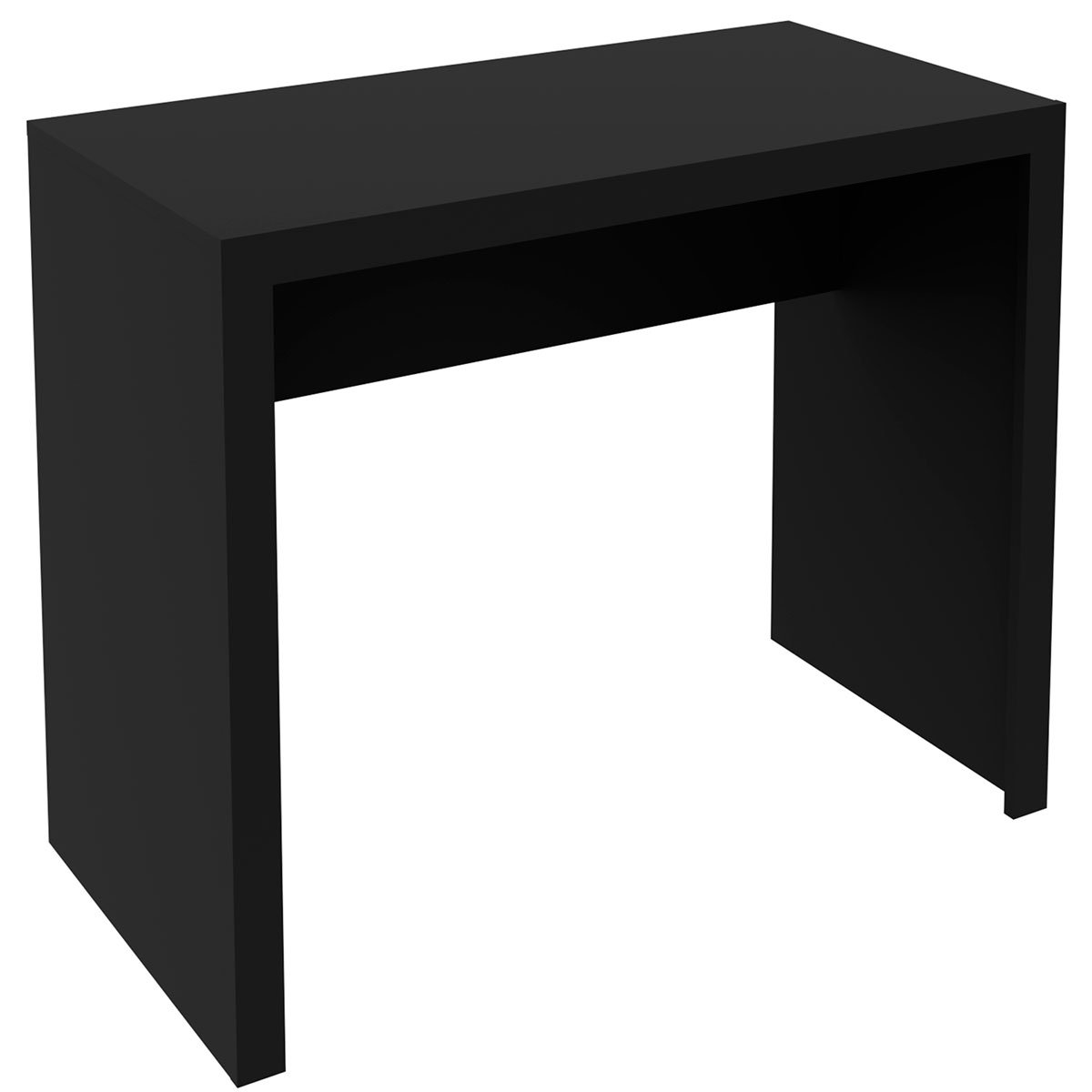 Mesa para Escritório Escrivaninha 90 cm Preto