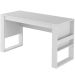 Mesa para Escritório Escrivaninha Detalhe Ripado Branco