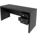 Mesa para Escritório Reversível 155 cm 3 gavetas Preto