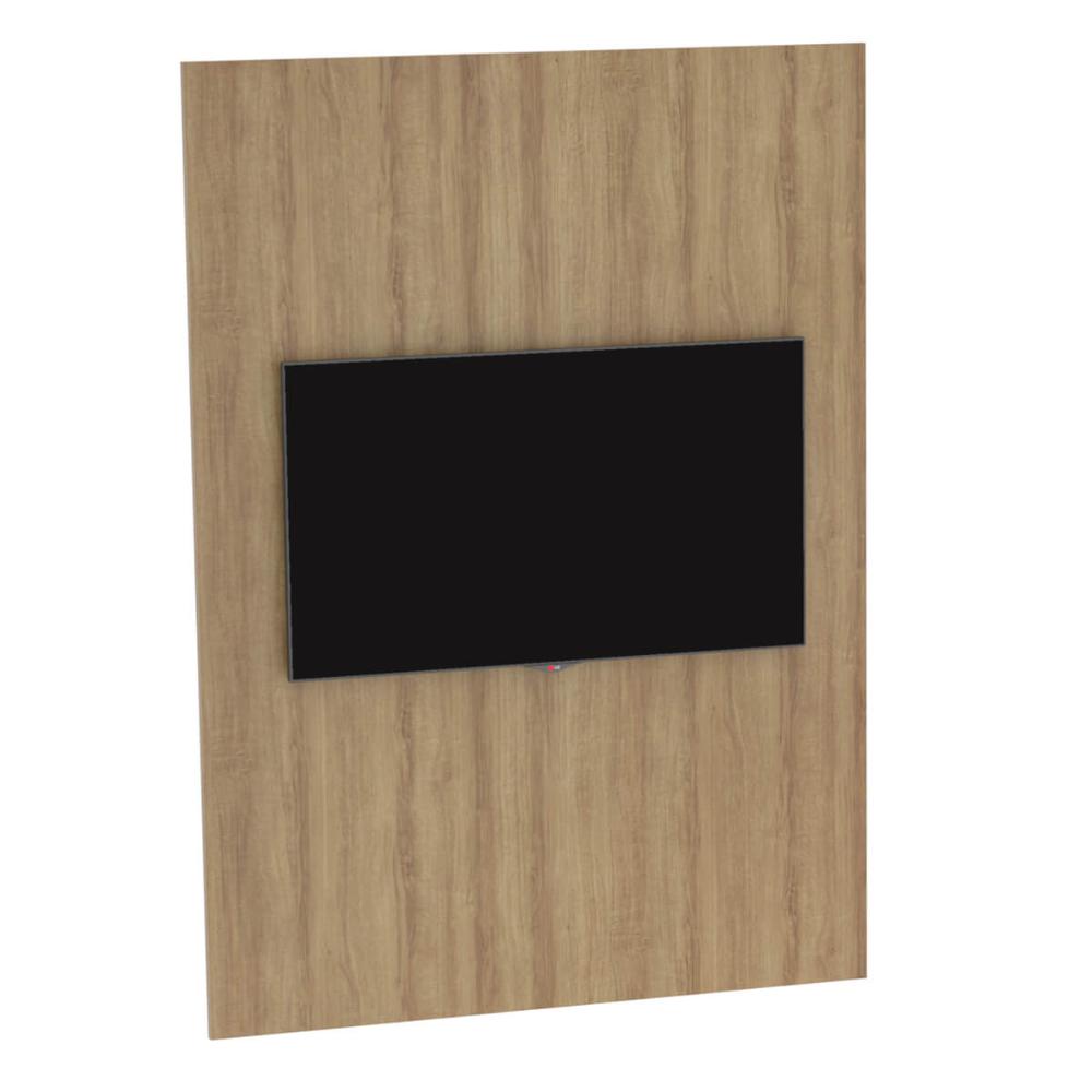 Painel Para Escritório 100x136cm Tv Até 37'' Pa2916 Amêndoa