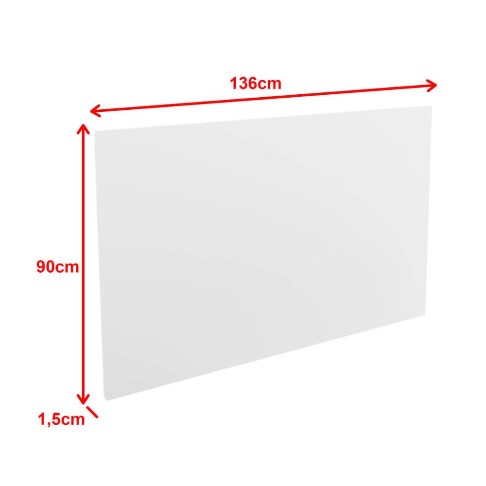 Painel Para Escritório 90x136cm Tv Até 32'' Pa2915 Branco