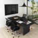Painel Para Escritório 90x136cm Tv Até 32'' Pa2915 Preto
