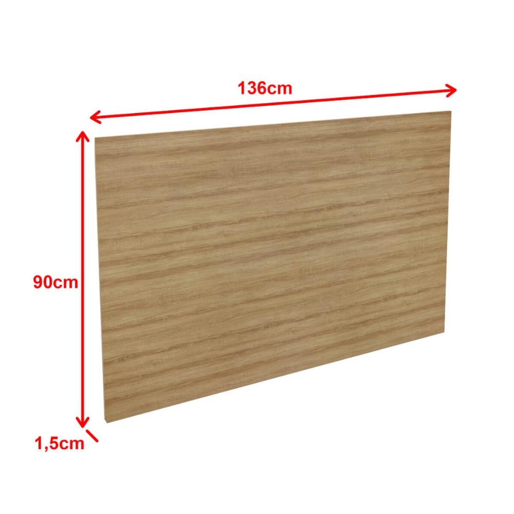Painel Para Tv 90x136cm Tv Até 32'' Pa2915 Amêndoa