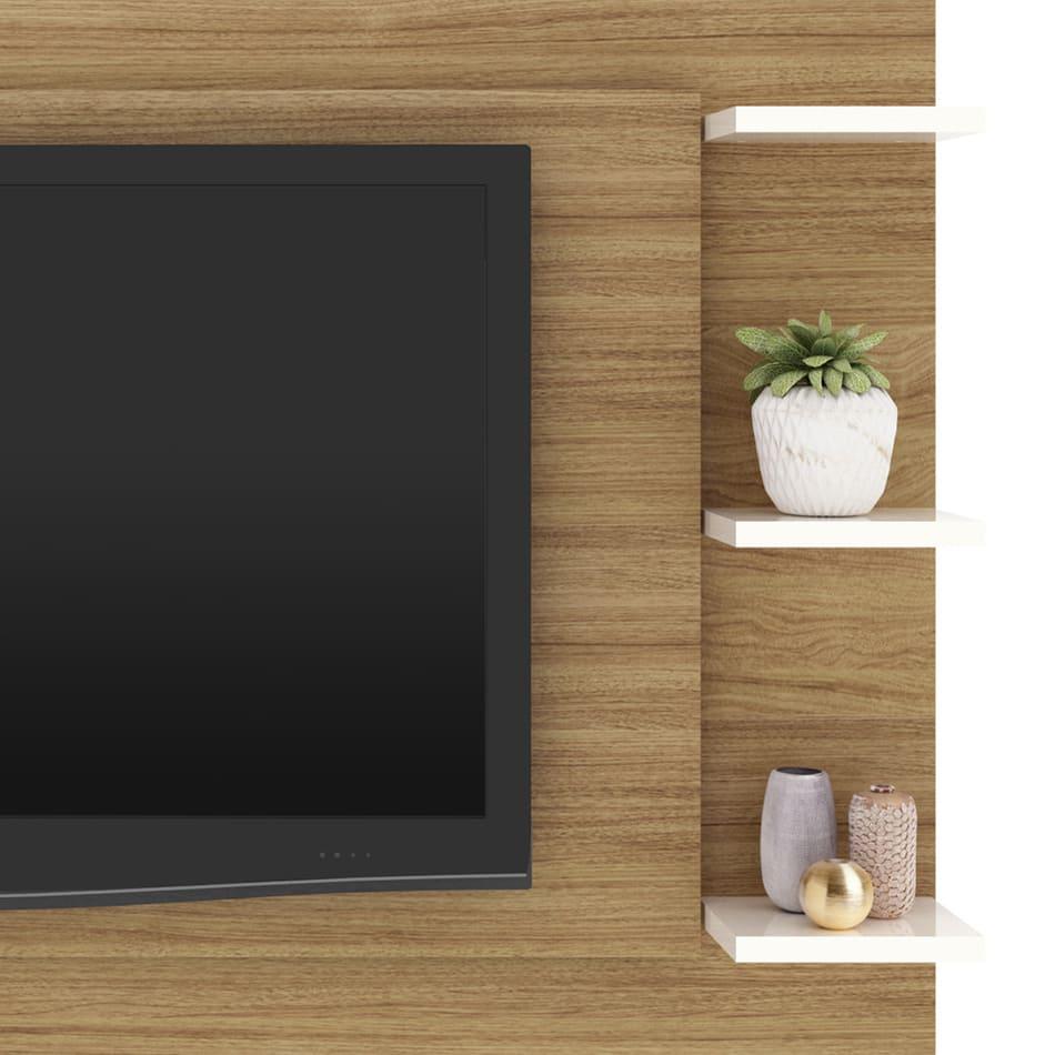 Painel para TV até 65 Polegadas Natural/Off White