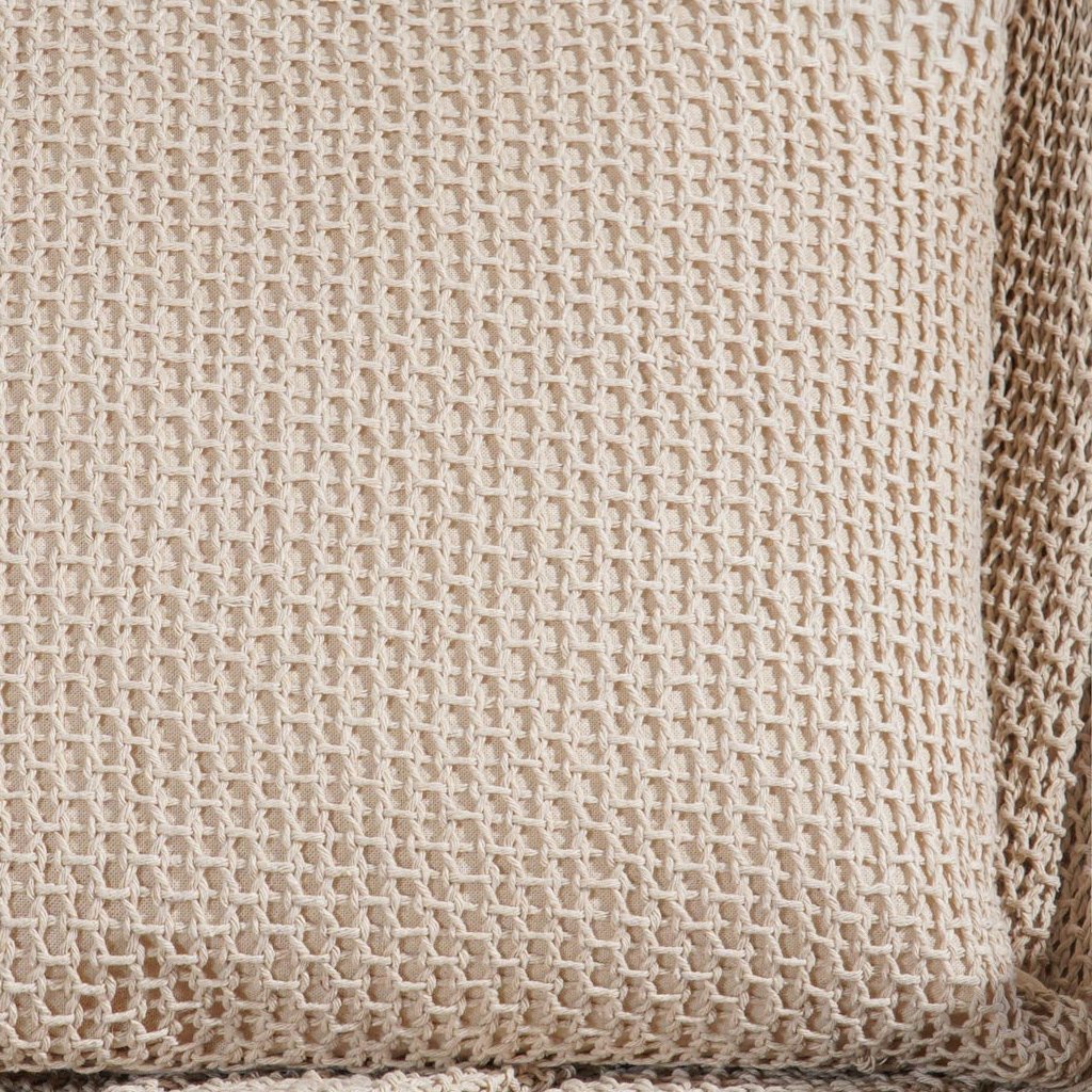 Capa de Almofada Atacama New Decotiva 45x45cm Amendoa