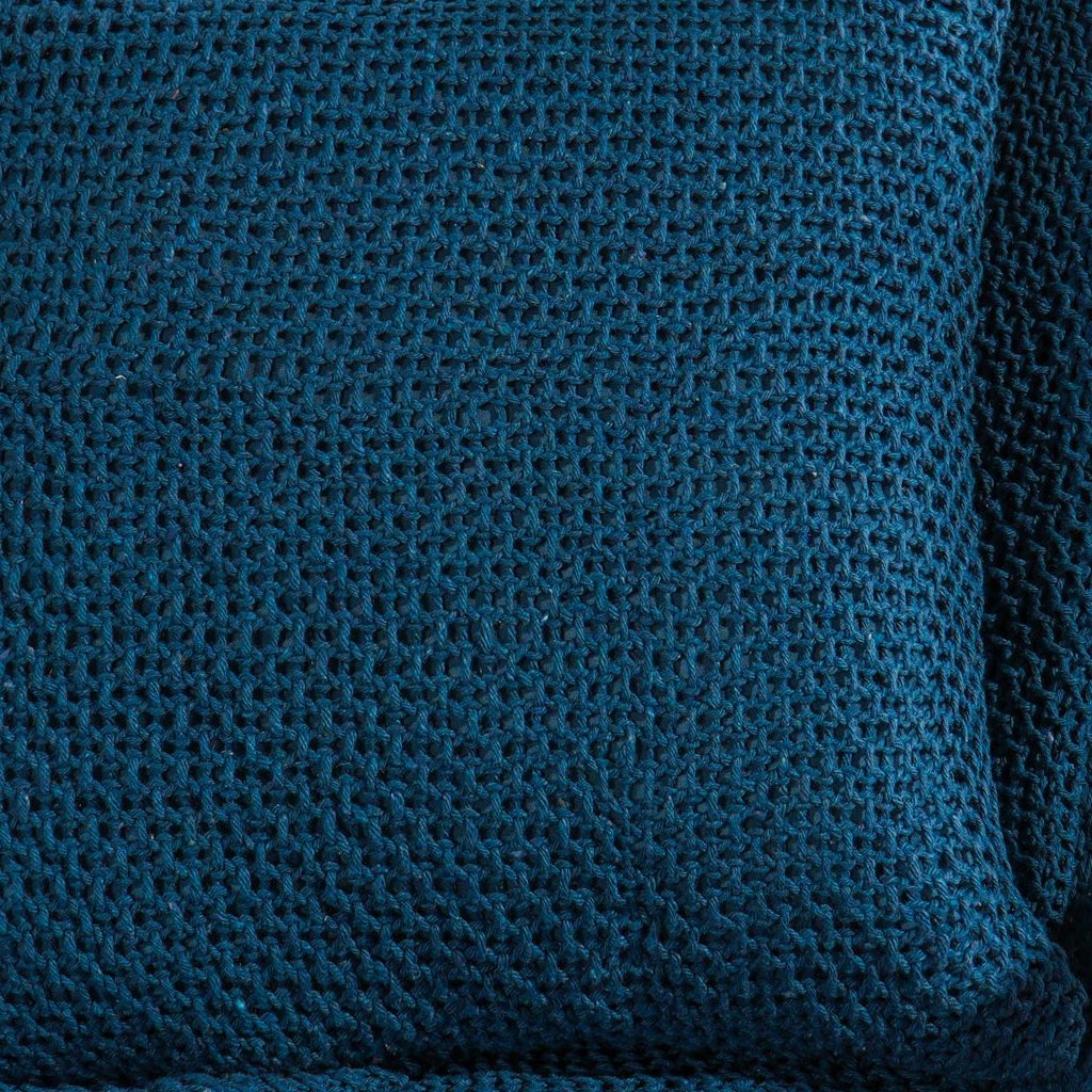 Capa de Almofada Atacama New Decotiva 45x45cm Azul Cobalt