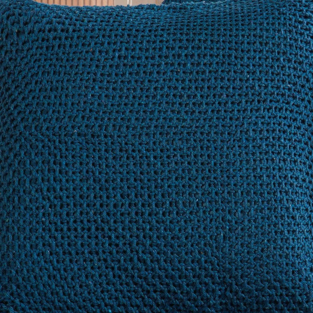 Capa de Almofada Atacama New Decotiva 45x45cm Azul Cobalt