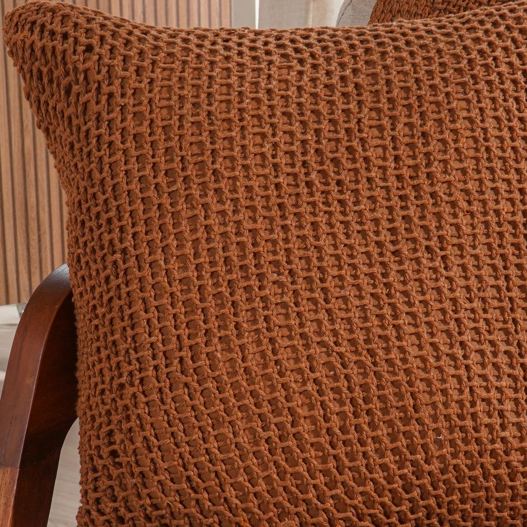 Capa de Almofada Atacama New Decotiva 45x45cm Marrom Portabella