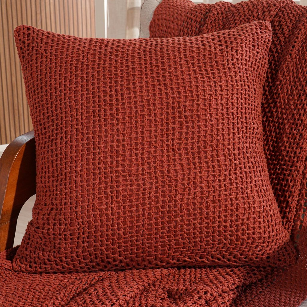 Capa de Almofada Atacama New Decotiva 45x45cm Telha