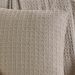 Capa de Almofada Decorativa Waffle 100% Algodão 45x45cm Cashmere