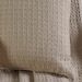Capa de Almofada Decorativa Waffle 100% Algodão 45x45cm Cashmere