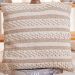 Capa de Almofada Native New Decorativa Macramê 45x45cm Cairo