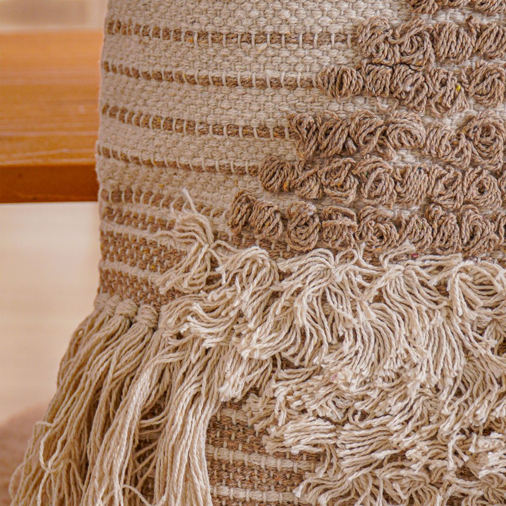 Capa de Almofada Native New Decorativa Macramê 45x45cm Casablanca
