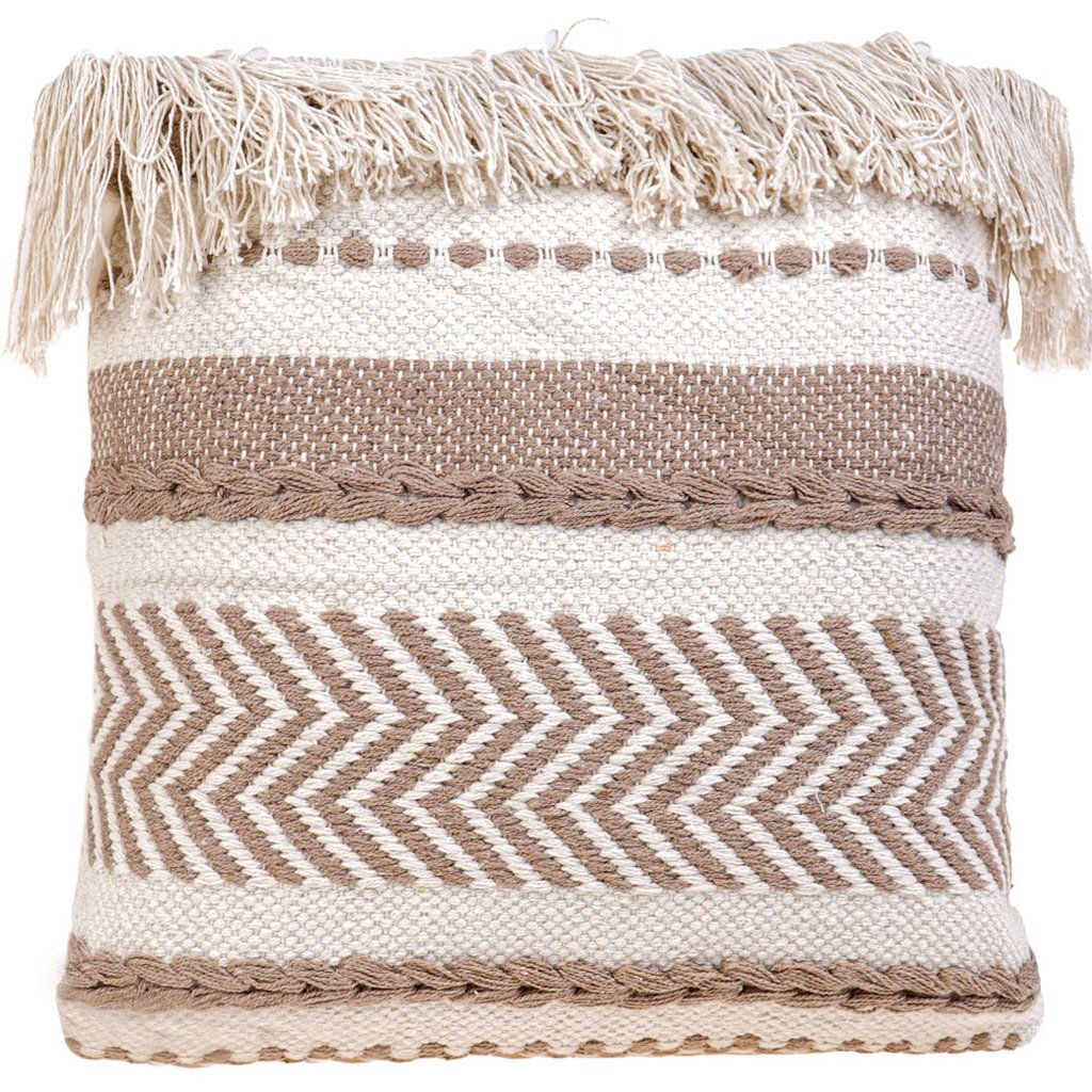 Capa de Almofada Native New Decorativa Macramê 45x45cm Dakar