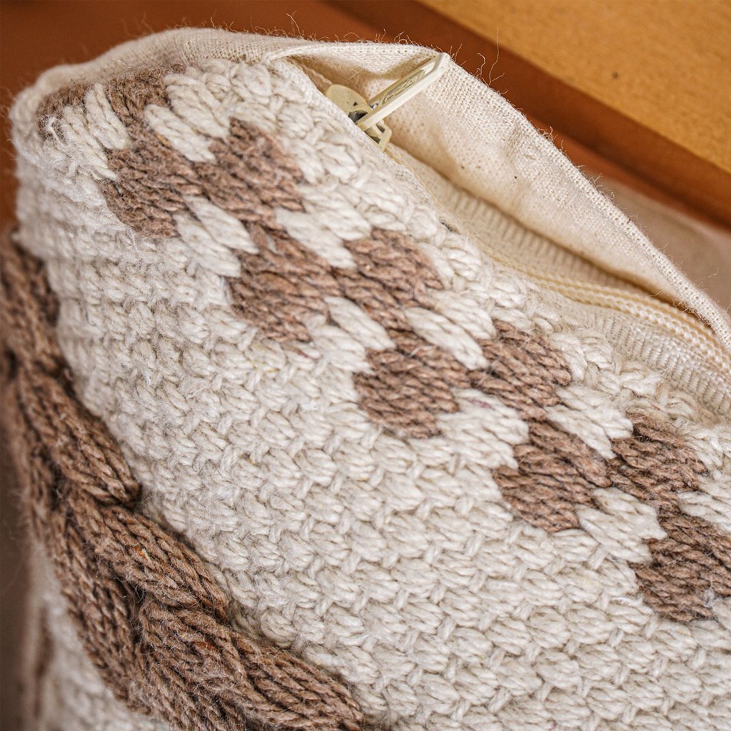 Capa de Almofada Native New Decorativa Macramê 45x45cm Dakar