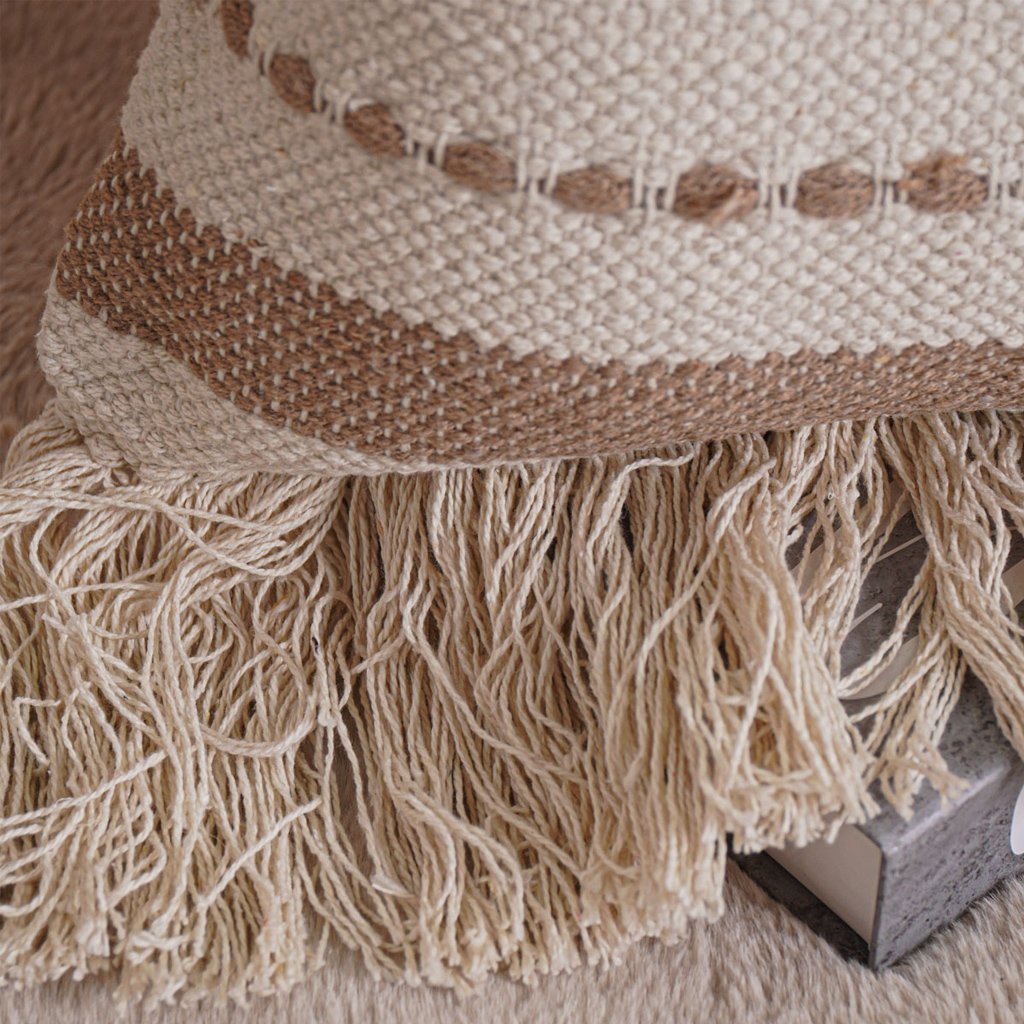 Capa de Almofada Native New Decorativa Macramê 45x45cm Dakar
