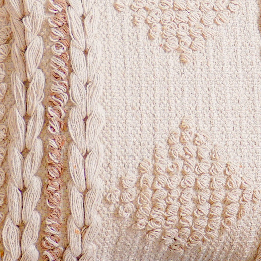 Capa de Almofada Native New Decorativa Macramê 45x45cm Sofala