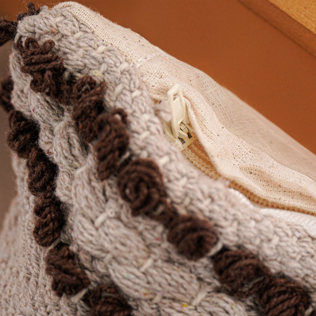 Capa de Almofada Native New Decorativa Macramê 45x45cm Zaria