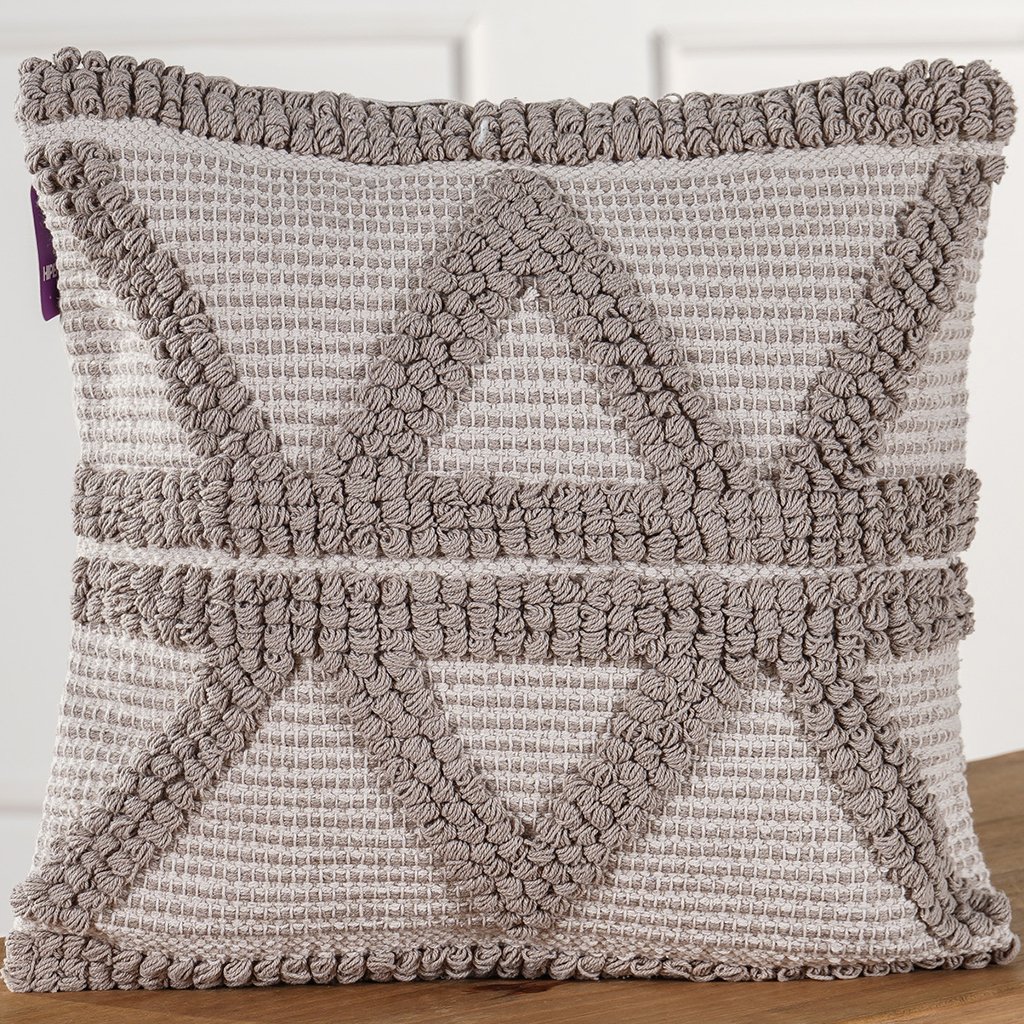 Capa de Almofada Ornatto Decorativa 45x45cm Triângulos