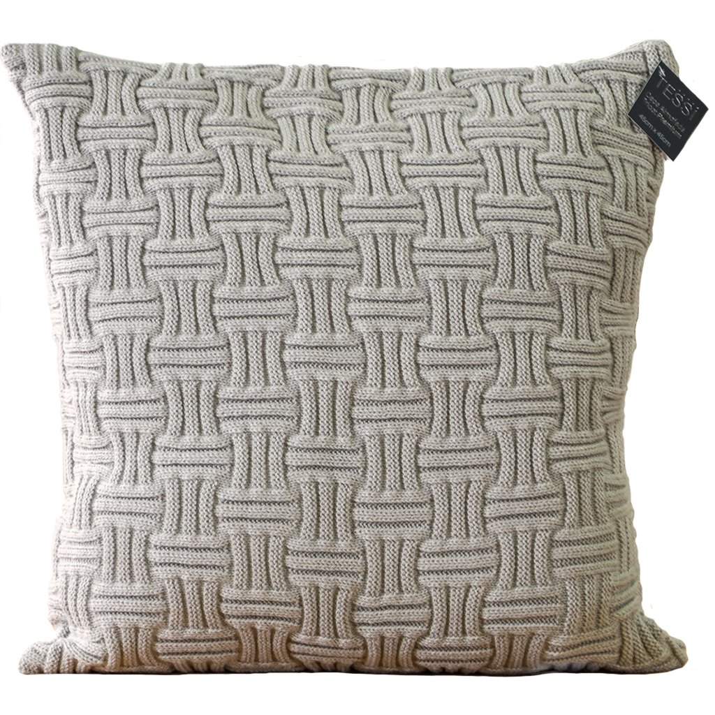 Capa de Almofada Tricot Premium 45x45