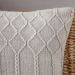 Capa de Almofada Tricot Style 45x45 Toque Super Macio