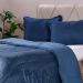 Coberdrom Duetto Plush Queen Malha 100% Algodão 220x240cm Safira