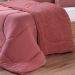 Coberdrom Duetto Tinto Queen Malha 100% Algodão 220x230cm Magnólia