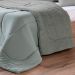 Coberdrom Duetto Tinto Queen Malha 100% Algodão 220x230cm Suculenta