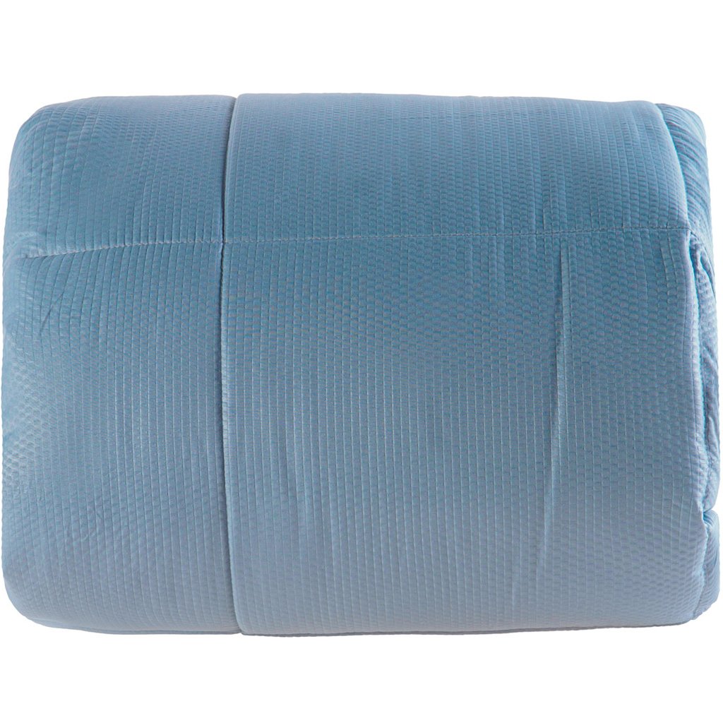 Edredom Prime Casal 3D Embossed 180x220cm Bruma Azul