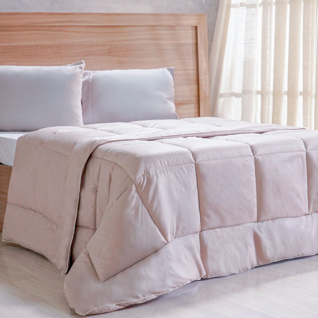 Edredom Prime Casal 3D Embossed 180x220cm Linho