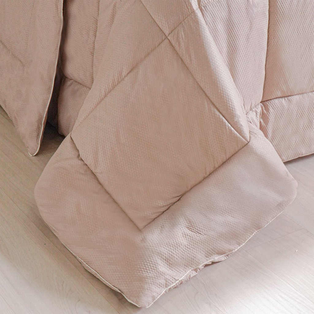 Edredom Prime Casal 3D Embossed 180x220cm Linho