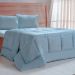 Edredom Prime King 3D Embossed 240x260cm Bruma Azul