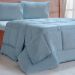 Edredom Prime King 3D Embossed 240x260cm Bruma Azul