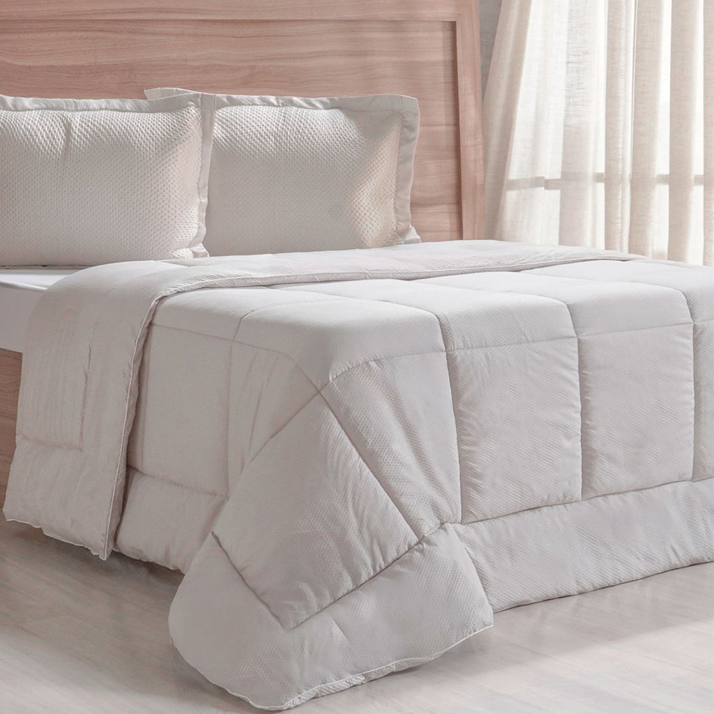 Edredom Prime Super King 3D Embossed 260x280cm Biscuit