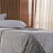 Edredom Solteiro Plush Sense Dupla Face 100% Poliéster 160x220cm Platina