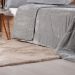 Edredom Solteiro Plush Sense Dupla Face 100% Poliéster 160x220cm Platina