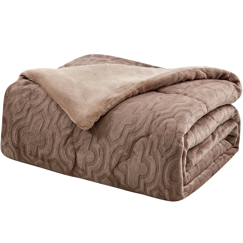 Edredom Solteiro Plush Sense Dupla Face Toque Flannel Tessi