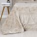 Edredom Solteiro Plush Sense New Dupla Face Toque Flannel 160x220cm Mocha