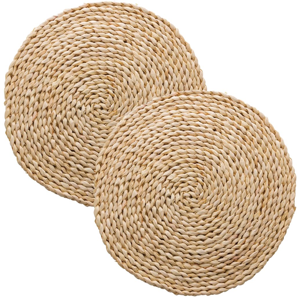 Jogo 2 Americano Fibra Natural Estilo Rústico 38cm