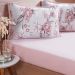 Jogo de Cama Casal 3 Pçs Malha Premium 145g/m² 100% Algodão 138x188x30cm Florescer