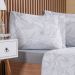 Jogo de Cama King 3 Pçs 200 Fios 100% Algodão 193x203x40cm Dessin