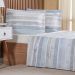 Jogo de Cama King 3 Pçs 200 Fios 100% Algodão 193x203x40cm Ligne
